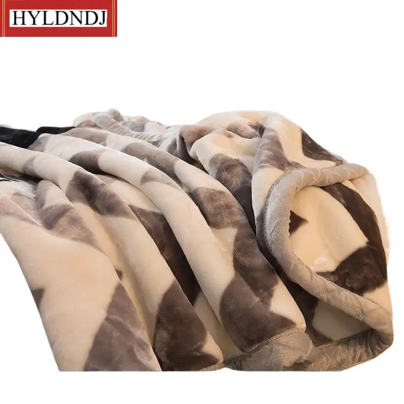 Winter Thick Blankets Double Layer Raschel Mink Weighted Blanket for Double Bed Soft Warm Heavy Fluffy Throw Blankets 
Winter Thick Blankets Double Layer Raschel Mink Weighted Blanket for Double Bed Soft Warm Heavy Fluffy Throw Blankets
