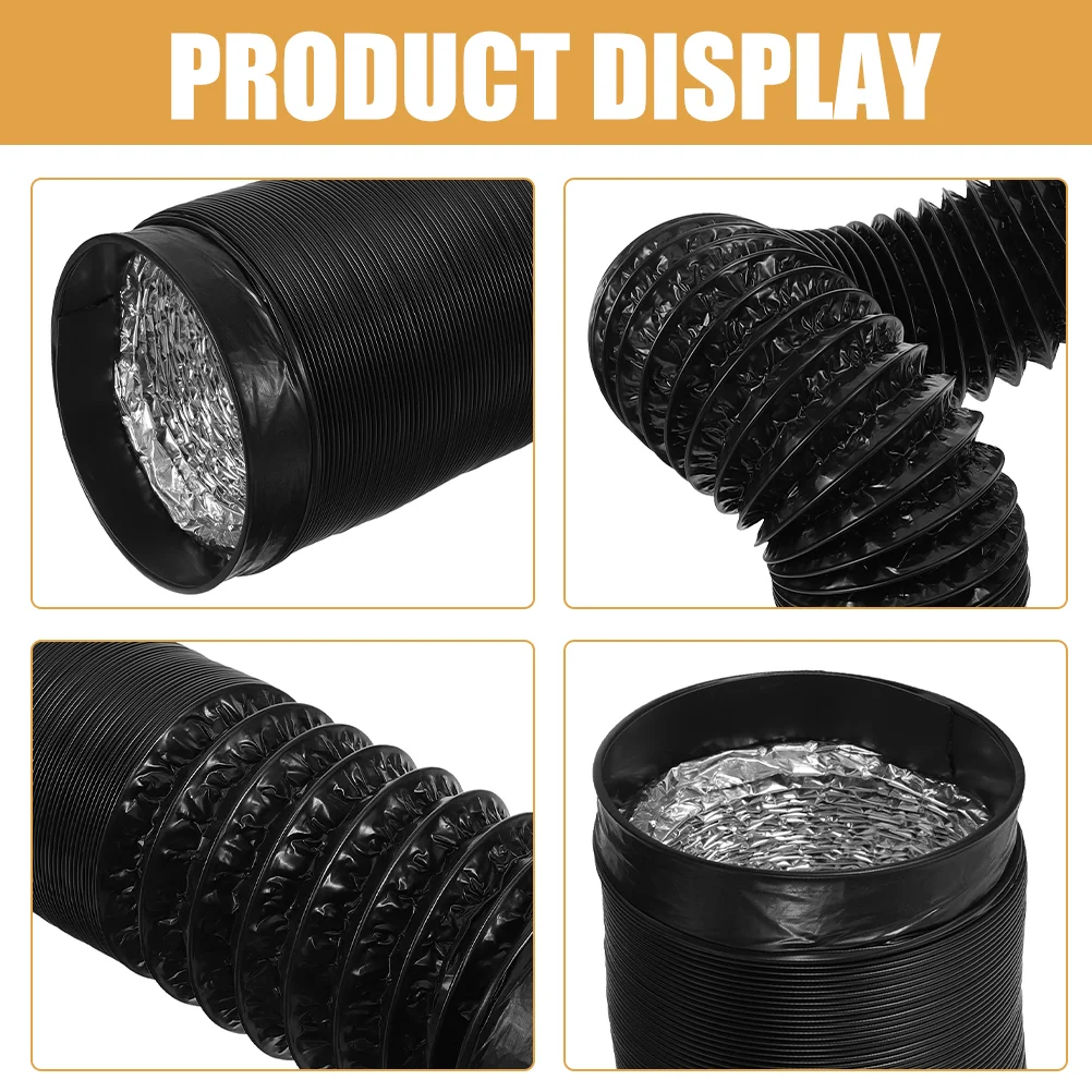 Flexible Aluminum Pipe Ducting Hose Thicken Clothes Dryer Replacement Vents Pvc Foil
Flexible Aluminum Pipe Ducting Hose Thicken Clothes Dryer Replacement Vents Pvc Foil