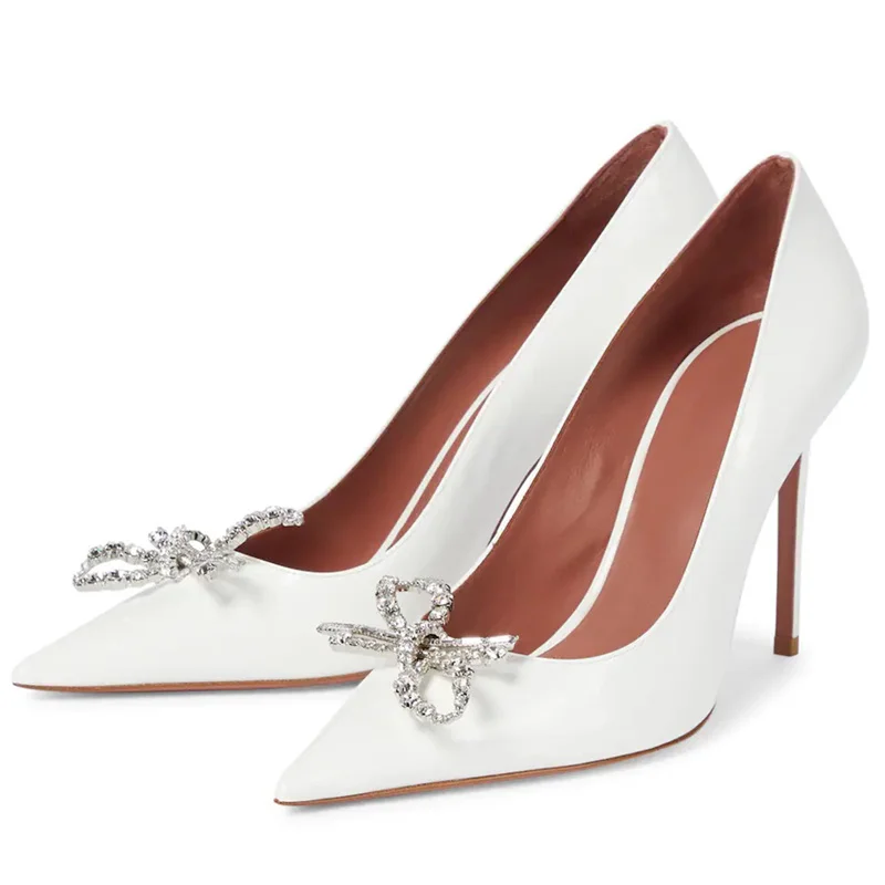 Butterfly-knot Shoes for Ladies Pointed Toes Women's Crystal High Heels Bow-tied Female Tacones Leather Pumps Zapatillas Mujer
Butterfly-knot Shoes for Ladies Pointed Toes Women's Crystal High Heels Bow-tied Female Tacones Leather Pumps Zapatillas Mujer