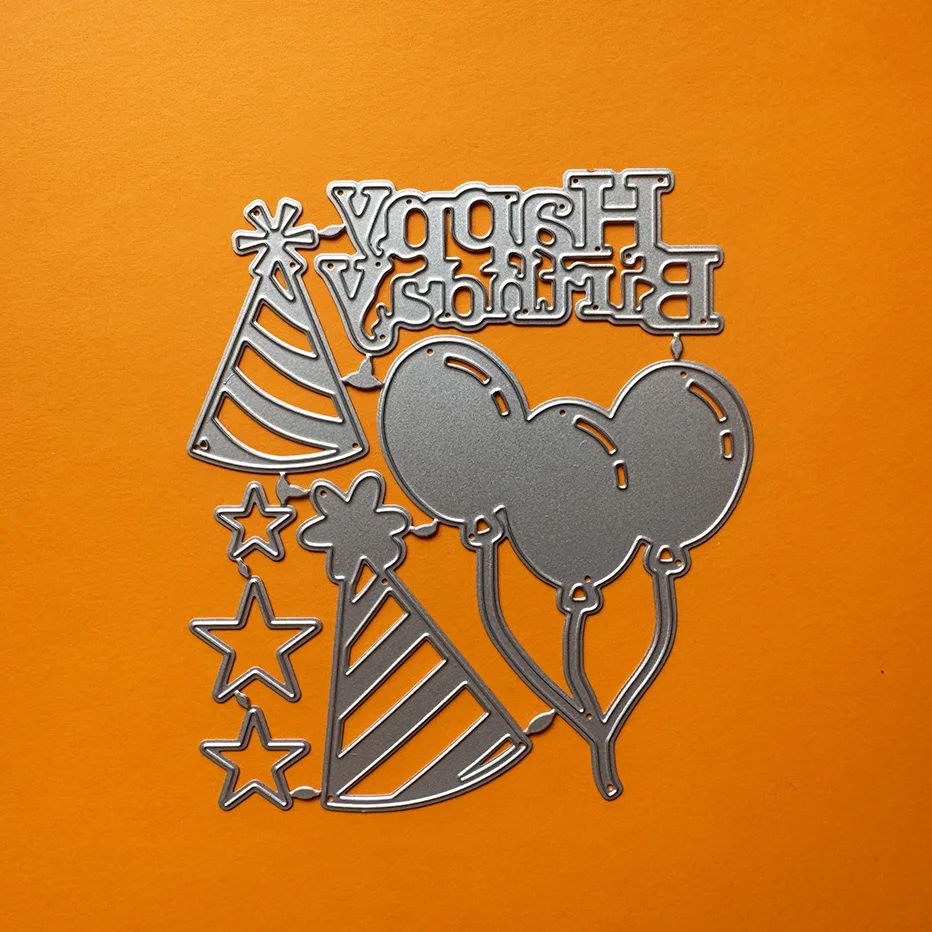 Birthday Ball Hat Scrapbooking Cutting Dies Yiwu Futian market stock clearance DIY Paper gift Card Making metal craft Album
Birthday Ball Hat Scrapbooking Cutting Dies Yiwu Futian market stock clearance DIY Paper gift Card Making metal craft Album