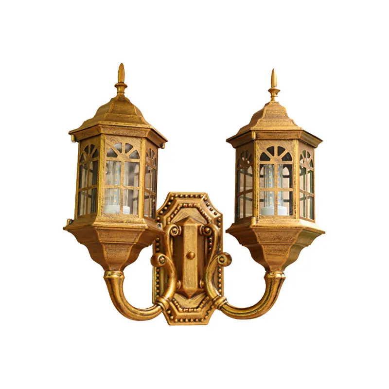 European Style Retro Outdoor Double Heads Wall Lamp Outdoor Balcony Garden Lamp Waterproof Corridor Aisle Staircase Lamp
European Style Retro Outdoor Double Heads Wall Lamp Outdoor Balcony Garden Lamp Waterproof Corridor Aisle Staircase Lamp
