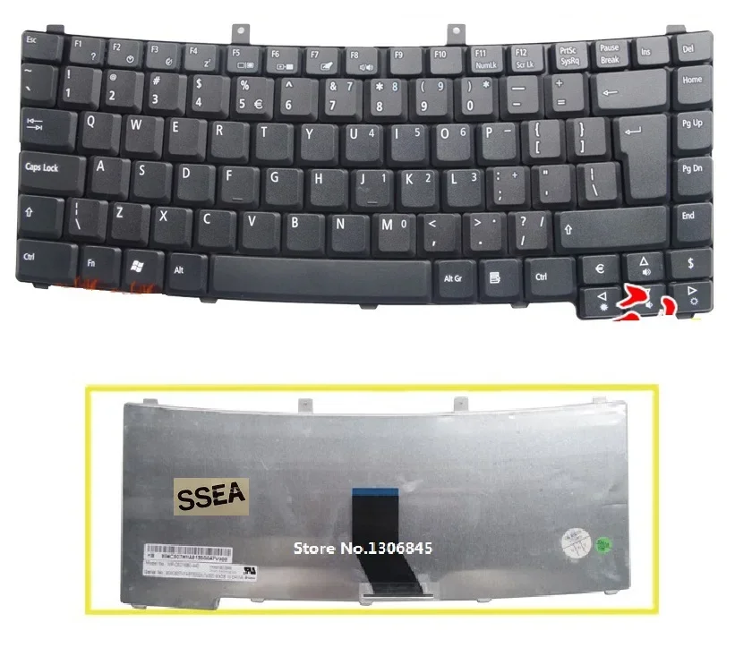 SSEA новая клавиатура UI для Acer Travelmate 2300 2310 2340 TM 2420 2460 2480 3240 3260 3270 3280 3290 черная клавиатура
SSEA новая клавиатура UI для Acer Travelmate 2300 2310 2340 TM 2420 2460 2480 3240 3260 3270 3280 3290 черная клавиатура