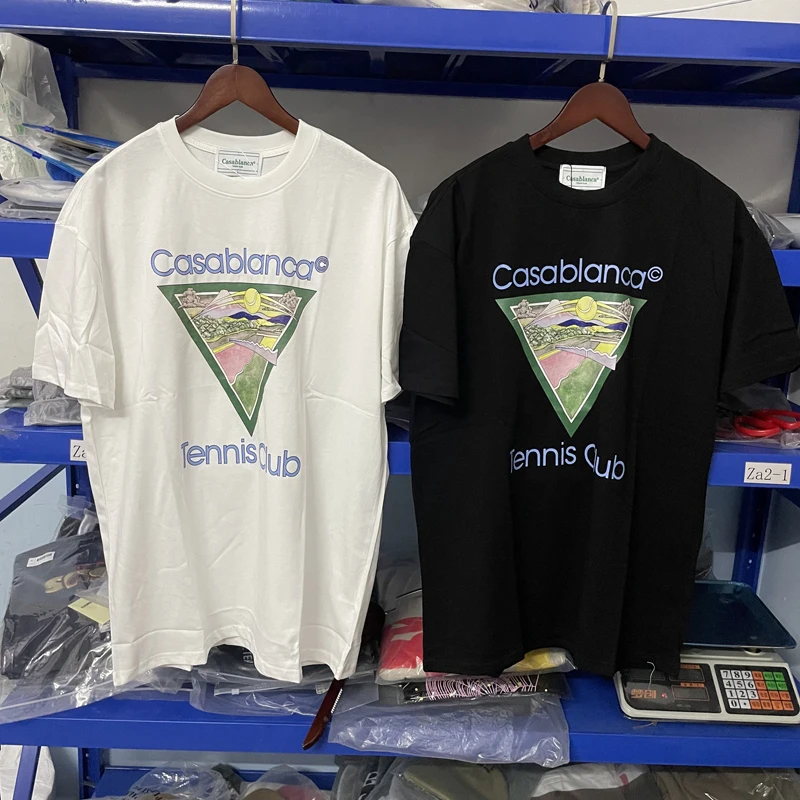 Oversized Casablanca Black T Shirt Oversized Tennis Club Letter Print Pure Cotton Men Women White Tops Tees
Oversized Casablanca Black T Shirt Oversized Tennis Club Letter Print Pure Cotton Men Women White Tops Tees
