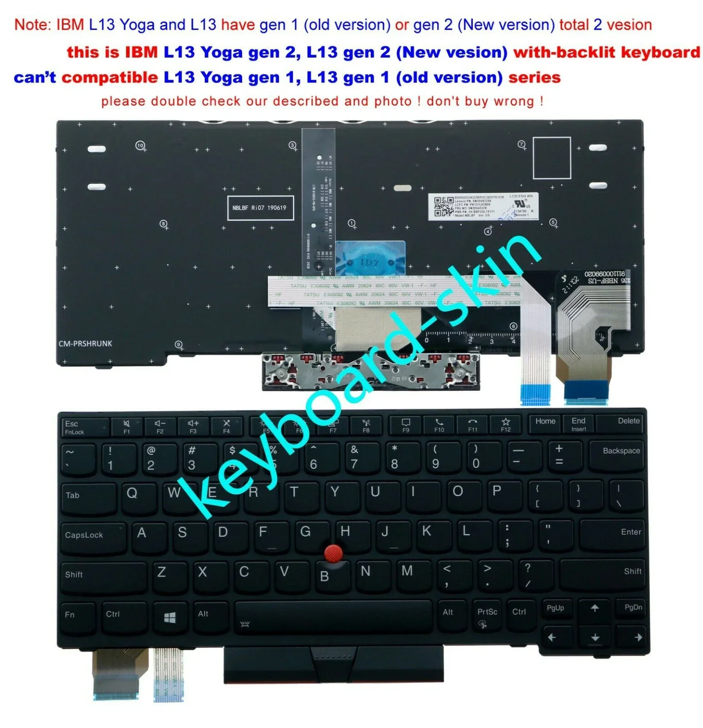 Новая клавиатура с подсветкой для lenovo IBM Thinkpad L13 Yoga gen 2 , L13 gen 2,US
Новая клавиатура с подсветкой для lenovo IBM Thinkpad L13 Yoga gen 2 , L13 gen 2,US