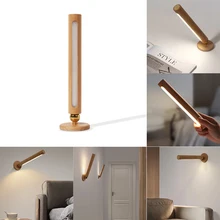 Magnetic Connection Wooden Rotatable 360 Degrees Night Light For Home Bedroom Hallway Eye Protection LED Charging Reading Lamp
Magnetic Connection Wooden Rotatable 360 Degrees Night Light For Home Bedroom Hallway Eye Protection LED Charging Reading Lamp