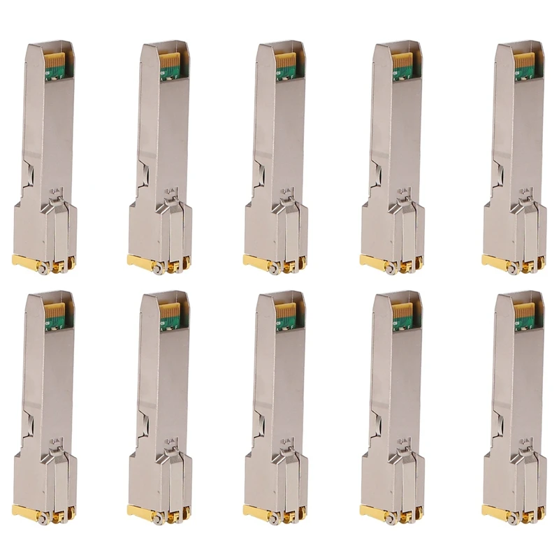 10X SFP Module RJ45 Switch Gbic 10/100/1000 Connector SFP Copper RJ45 SFP Module Gigabit Ethernet Port
10X SFP Module RJ45 Switch Gbic 10/100/1000 Connector SFP Copper RJ45 SFP Module Gigabit Ethernet Port