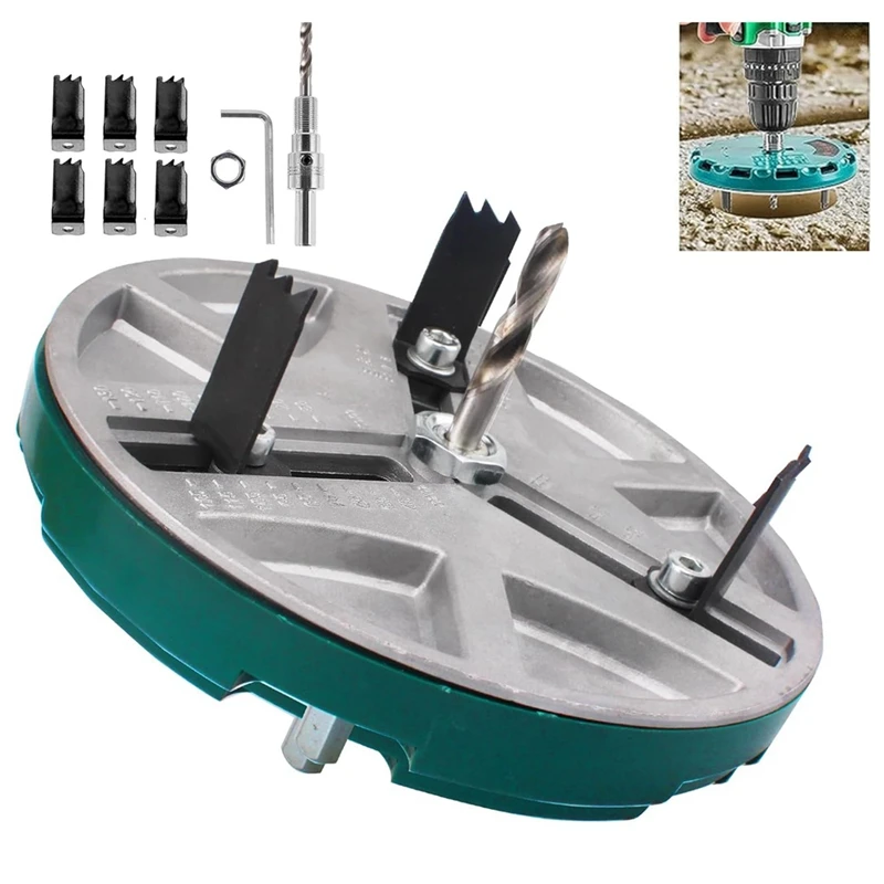 Adjustable Punching Saw Tool For Drilling, Hole Saw, Adjustable Punching Saw Diameter 1.8-5IN, Wood Working Tools Durable
Adjustable Punching Saw Tool For Drilling, Hole Saw, Adjustable Punching Saw Diameter 1.8-5IN, Wood Working Tools Durable