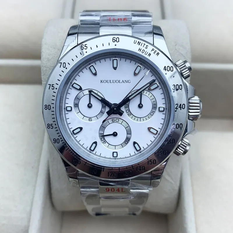 Chronograph Multifunctional Men's Watch Quartz Movement Waterproof Luminous Leisure Fashion 316 Stainless Steel White Dail
Chronograph Multifunctional Men's Watch Quartz Movement Waterproof Luminous Leisure Fashion 316 Stainless Steel White Dail