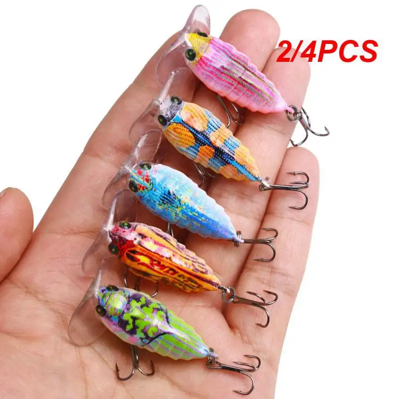 2/4PCS Hard Bait Insect Multicolored Make Water Spray Attractive Colorful Fishing Accessories Fishing Lures
2/4PCS Hard Bait Insect Multicolored Make Water Spray Attractive Colorful Fishing Accessories Fishing Lures