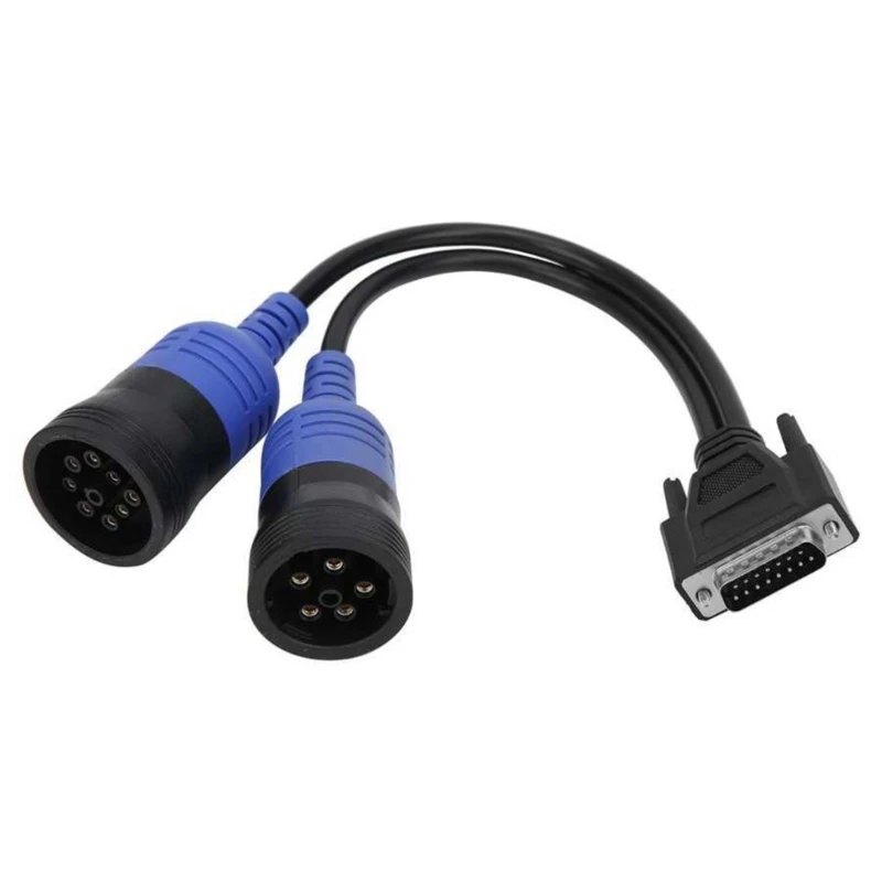 405048 6Pin & 9Pin Y Deutsch CumminsAdapter for Nexiq USB Link DieselTruck Diagnose Truck Maintainence Tools 
405048 6Pin & 9Pin Y Deutsch CumminsAdapter for Nexiq USB Link DieselTruck Diagnose Truck Maintainence Tools