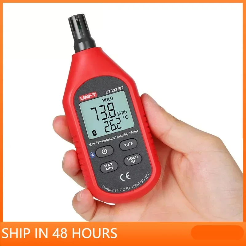 

UNI-T UT333 UT333BT Mini Temperature Humidity Meter LCD Digital Air Temperature Thermometer Hygrometer Gauge Tester MAX/MIN Mode