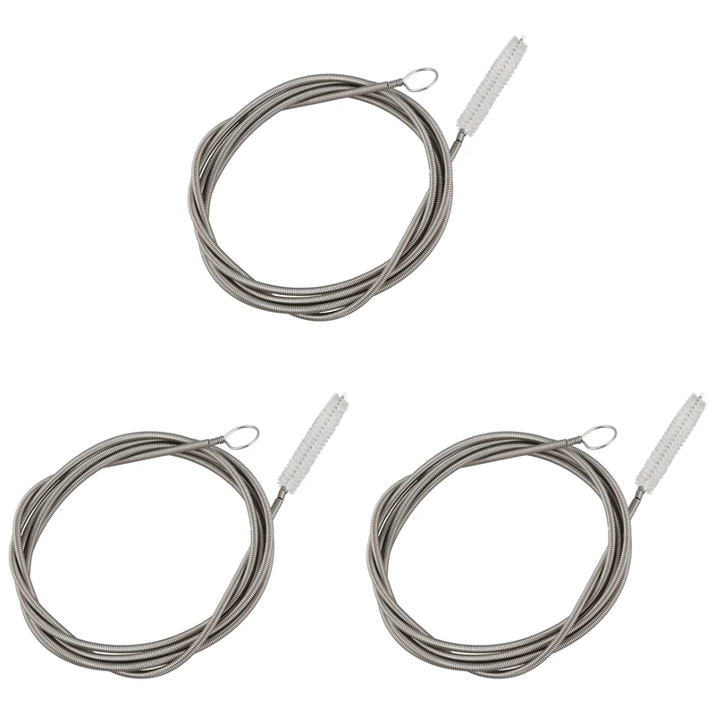 3 Pcs 1.5M Inlet And Outlet Pipe Cleaning Spring Brush Long Brush Beer Barrel Fermentation Tank Tube Hose Cleaner
3 Pcs 1.5M Inlet And Outlet Pipe Cleaning Spring Brush Long Brush Beer Barrel Fermentation Tank Tube Hose Cleaner
