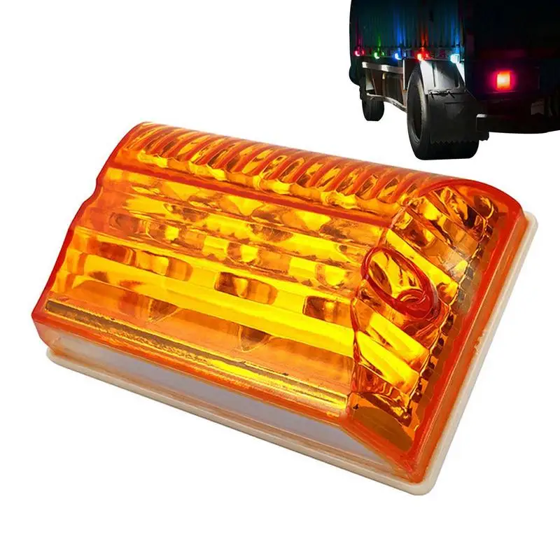 Trailer Truck Marker Lights IP67 Waterproof Rectangular LED Side Marker Light Indicator Lamp Sealed Waterproof Surfaces Mounted
Trailer Truck Marker Lights IP67 Waterproof Rectangular LED Side Marker Light Indicator Lamp Sealed Waterproof Surfaces Mounted