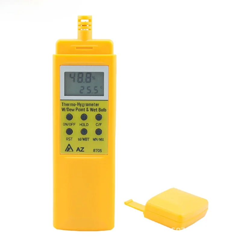 

Handheld AZ8705 Hygrothermograph Dew Point Wet Bulb Temperature Thermometer Humidity Tester Thermo-Hygrometer Industrial