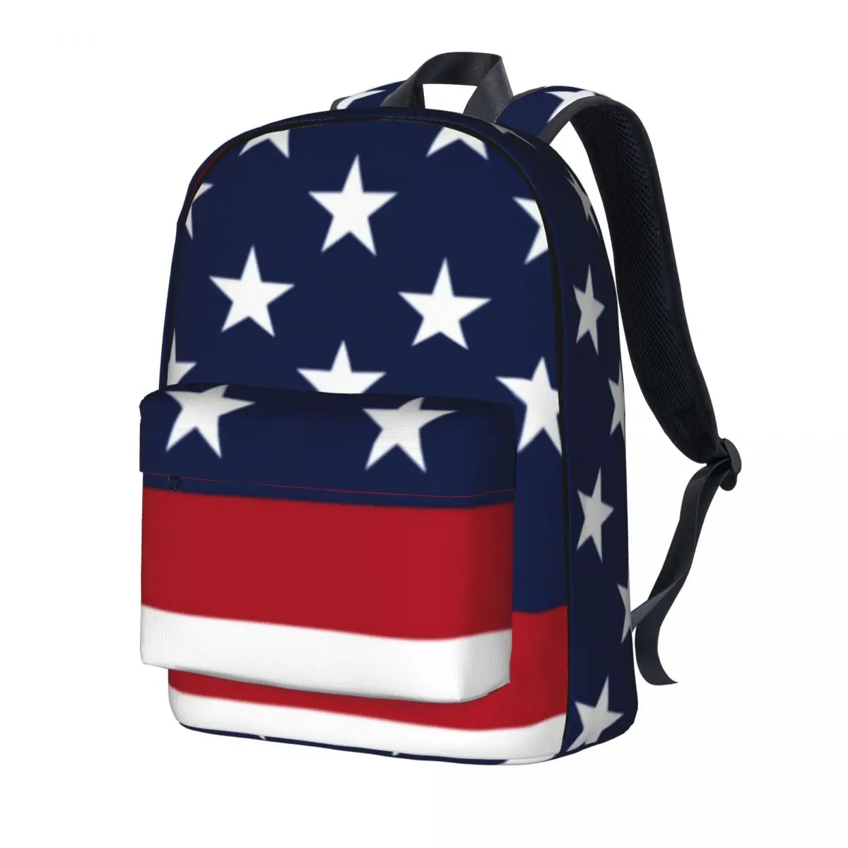 

American Flag Patriotic Backpack Student Unisex Stars and Stripes Durable Backpacks Kawaii School Bags Travel Design Rucksack