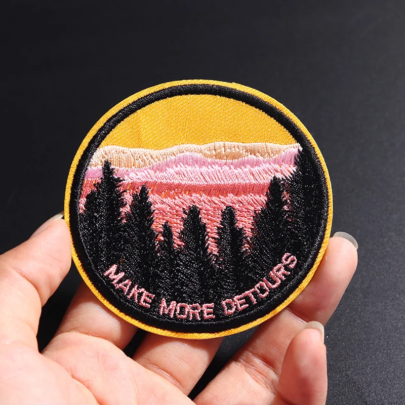 Circular Black Forest Size: 7.5x7.5cm DIY Cloth Jeans Cowboy Patch Clothes Down Jackets Decoration Applique Iron On Badges
Circular Black Forest Size: 7.5x7.5cm DIY Cloth Jeans Cowboy Patch Clothes Down Jackets Decoration Applique Iron On Badges