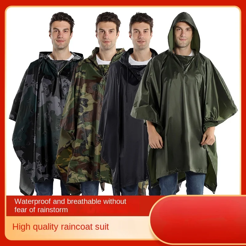 PVC Camouflage Raincoat For Adult, Cape-Style Poncho, Motorcycle Raincoat, Rain Gear, Outdoor Riding Gear
PVC Camouflage Raincoat For Adult, Cape-Style Poncho, Motorcycle Raincoat, Rain Gear, Outdoor Riding Gear