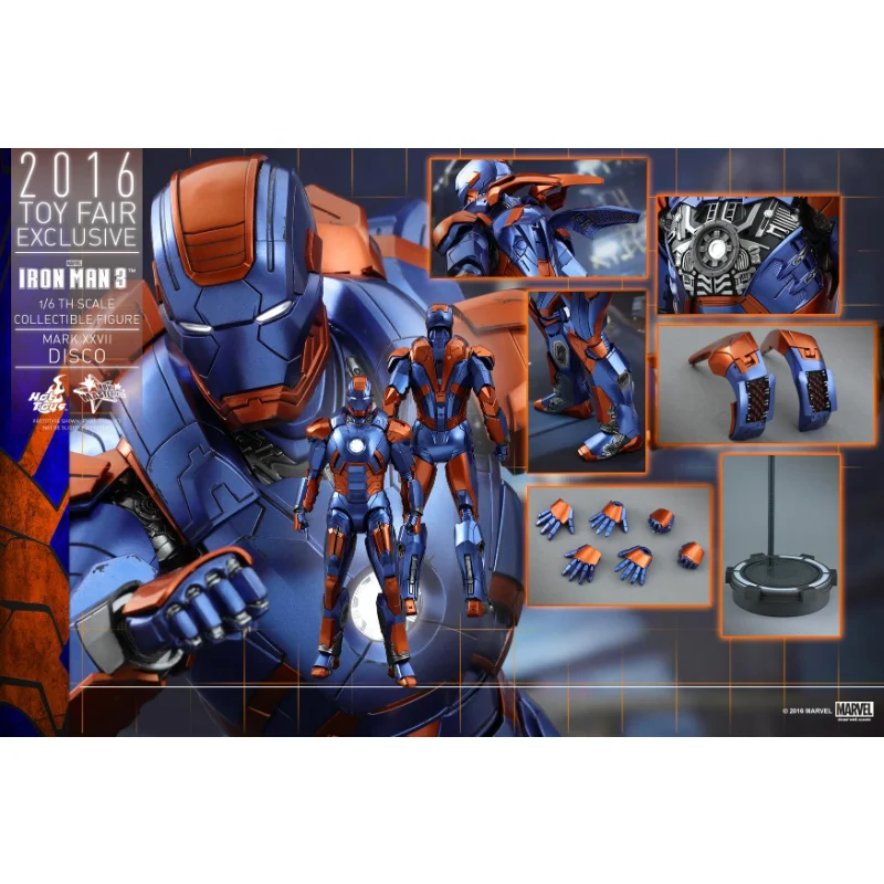 Коллекционная Фигурка HOTTOYS HT MMS371 MK27, ограниченный выпуск, Железный человек 3, фигурка Марка XXVII для дискотеки, модель, коллекция хобби
Коллекционная Фигурка HOTTOYS HT MMS371 MK27, ограниченный выпуск, Железный человек 3, фигурка Марка XXVII для дискотеки, модель, коллекция хобби