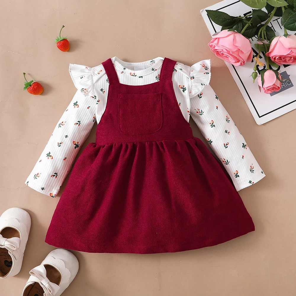 3-18M 2 Piece Set Baby Girls Dress Long Sleeve Newborn Infant Outfit Children Clothing Cute Princess Dresse Toddler Costumes
3-18M 2 Piece Set Baby Girls Dress Long Sleeve Newborn Infant Outfit Children Clothing Cute Princess Dresse Toddler Costumes