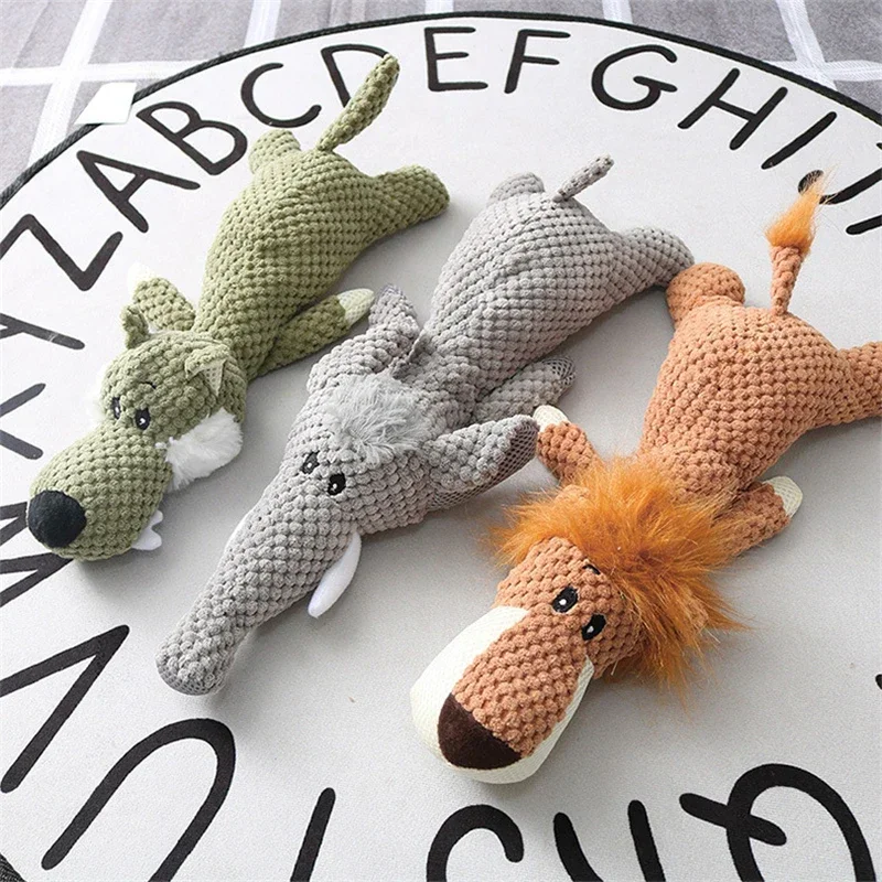 New Cartoon Animal Squeak Dog Toy Puppy Cat Plush Chewing Toy Tooth Cleaning Interactive Sound Toy Puppy Teddy Chihuahua
New Cartoon Animal Squeak Dog Toy Puppy Cat Plush Chewing Toy Tooth Cleaning Interactive Sound Toy Puppy Teddy Chihuahua