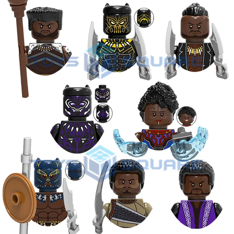 The Black Erik Killmonger Panther Man Ape Shuri W'Kabi T'Challa N’Jadaka M'Baku Model Blocks MOC Bricks Set Gifts Toys X0191
The Black Erik Killmonger Panther Man Ape Shuri W'Kabi T'Challa N’Jadaka M'Baku Model Blocks MOC Bricks Set Gifts Toys X0191