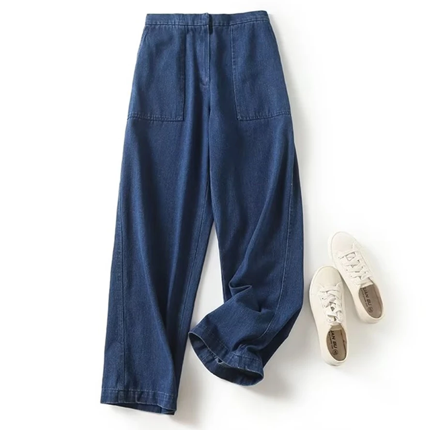 Jenny&Dave Fashion Vintage Pocket High Waist Loose Mom Jeans Ladies British High Street Harem Jeans Women
Jenny&Dave Fashion Vintage Pocket High Waist Loose Mom Jeans Ladies British High Street Harem Jeans Women