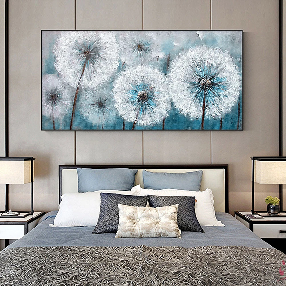 Handmade Oil Painting Abstract White Flower Oil Painting On Canvas Original Floral Landscape Painting Modern Living Room Decor 
Handmade Oil Painting Abstract White Flower Oil Painting On Canvas Original Floral Landscape Painting Modern Living Room Decor