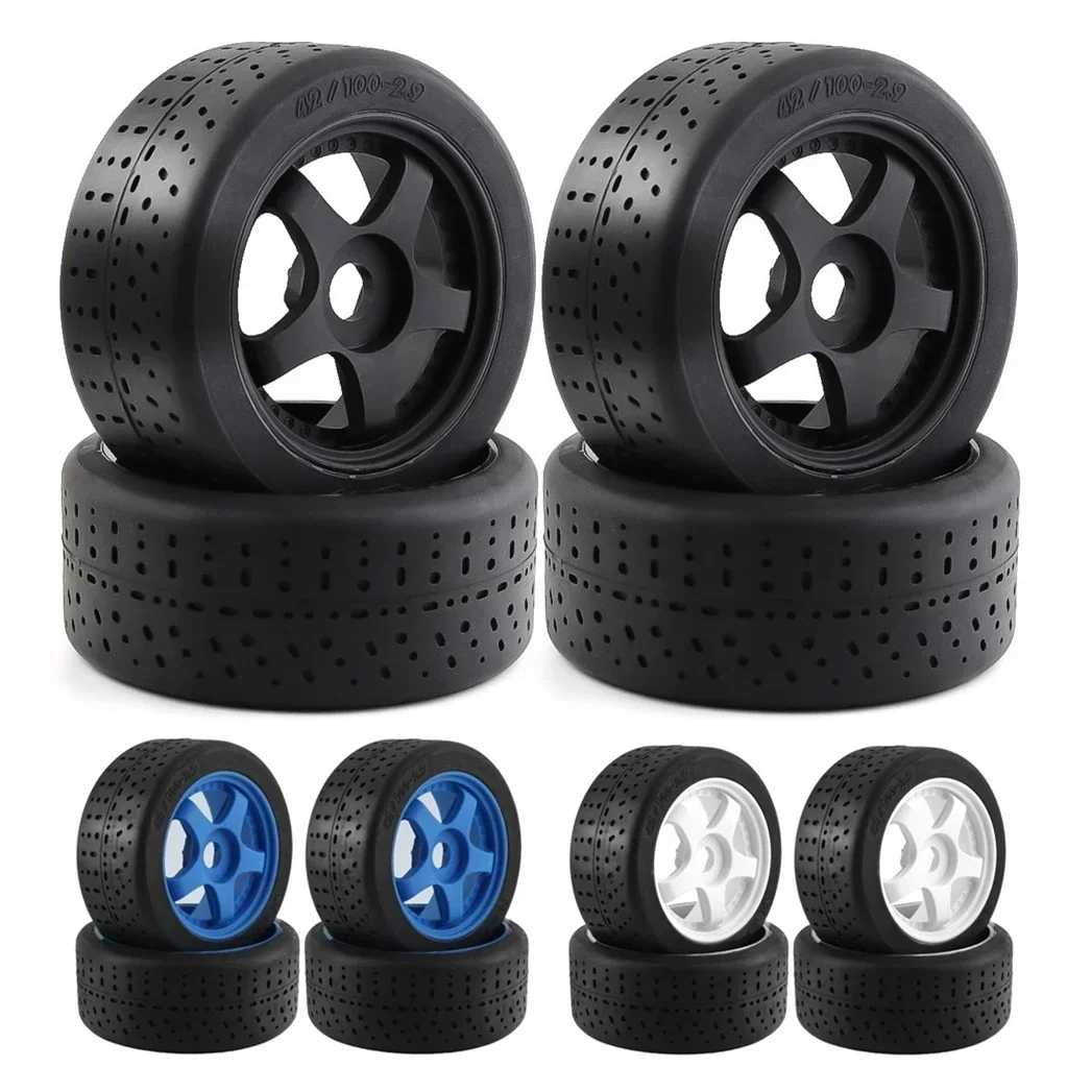 

KKRC 4pcs 5-Spoke 100x42mm 42/100 Tire Tyre 17mm Wheel Hex for Arrma 1/7 Infraction Felony Limitless RC Car Upgrade Parts