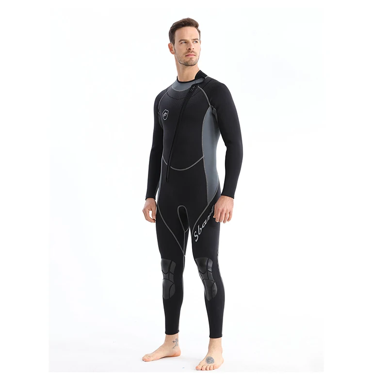 

Oulylan 1.5mm Neoprene Wetsuit Men Scuba Diving Suit Spearfishing Swimwear Snorkeling Surfing One Piece Set Warm Swimsuit