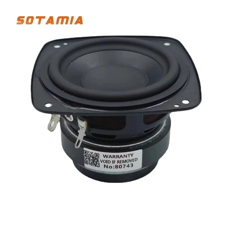 

SOTAMIA 2Pcs 3 Inch Audio Full Range Sound Speaker 4 Ohm 30W Hifi Speaker Long Stroke Dual Mmagnet Loudspeaker For JBL Xtreme3