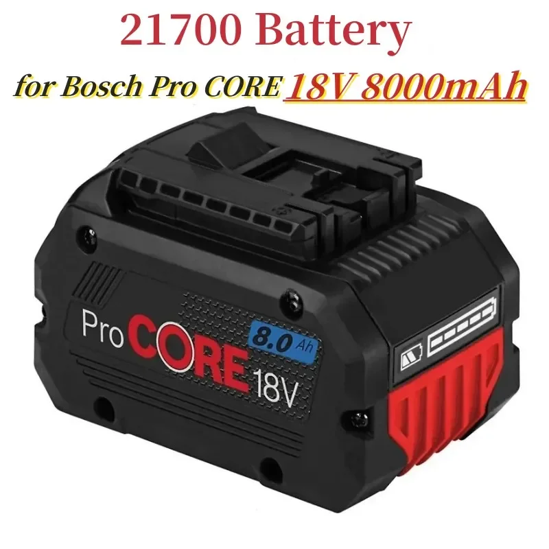 21700 battery composition 18V 8000mAh ProCORE Ersatz Batterie Professionelle System Cordless Werkzeuge BAT609 BAT618 GBA18V80
21700 battery composition 18V 8000mAh ProCORE Ersatz Batterie Professionelle System Cordless Werkzeuge BAT609 BAT618 GBA18V80