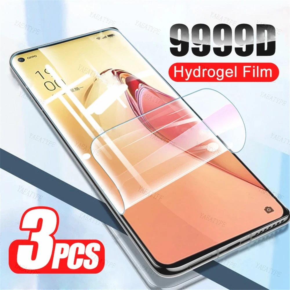 

3Pcs Hydrogel Film Screen Protector For Xiaomi Redmi 10 Prime 9 9A 9T 9C 9AT 9i K40 Note 10 9 Pro 10T 10S 9S T