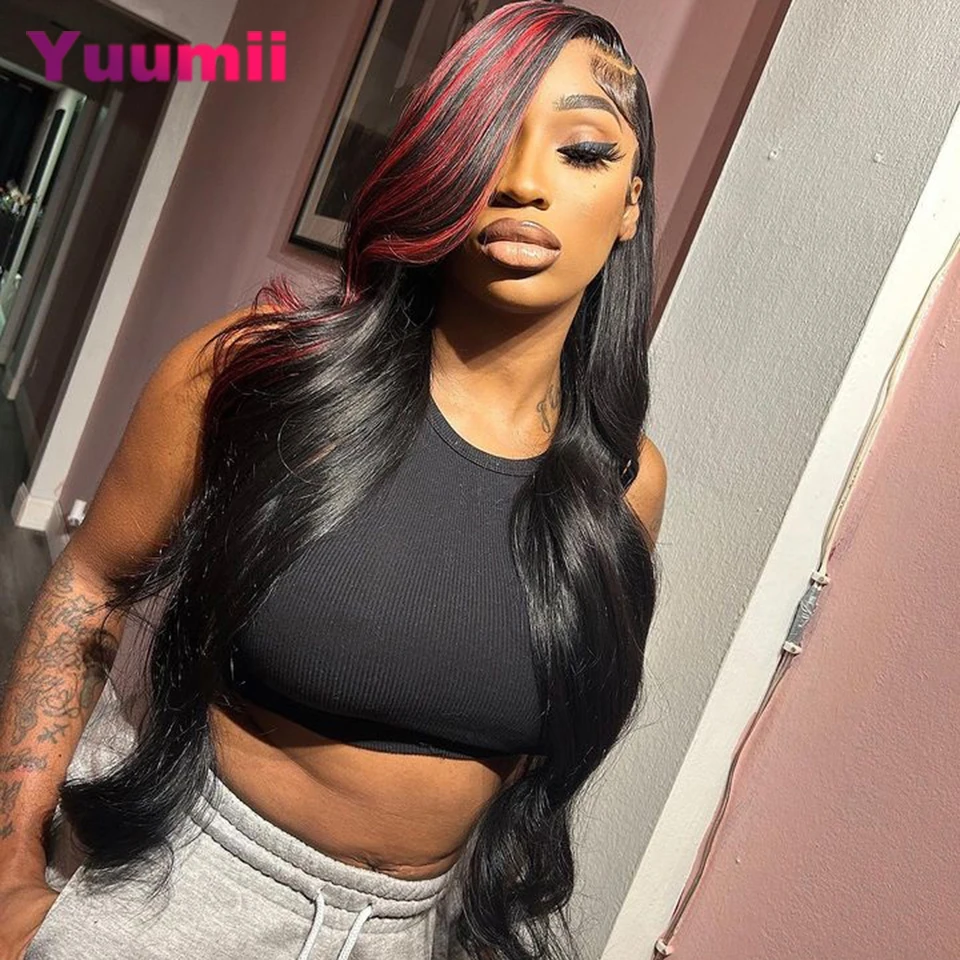 5x5 Red Highlights Body Wave Human Hair Wigs Pre Plucked Red Burgundy13x4 13x6 Lace Frontal Wig Transparent 4x4 Closure Lace Wig
5x5 Red Highlights Body Wave Human Hair Wigs Pre Plucked Red Burgundy13x4 13x6 Lace Frontal Wig Transparent 4x4 Closure Lace Wig