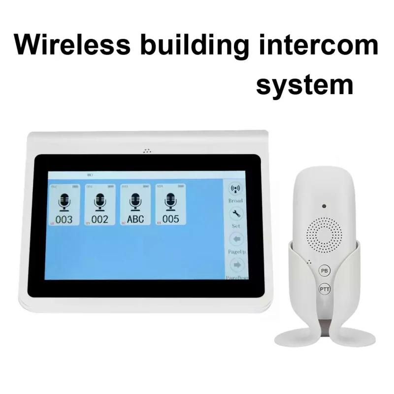 

Best Building Audio Wireless Intercom Phone System White interphone 433.92mhz indoor and outdoor building intercom system