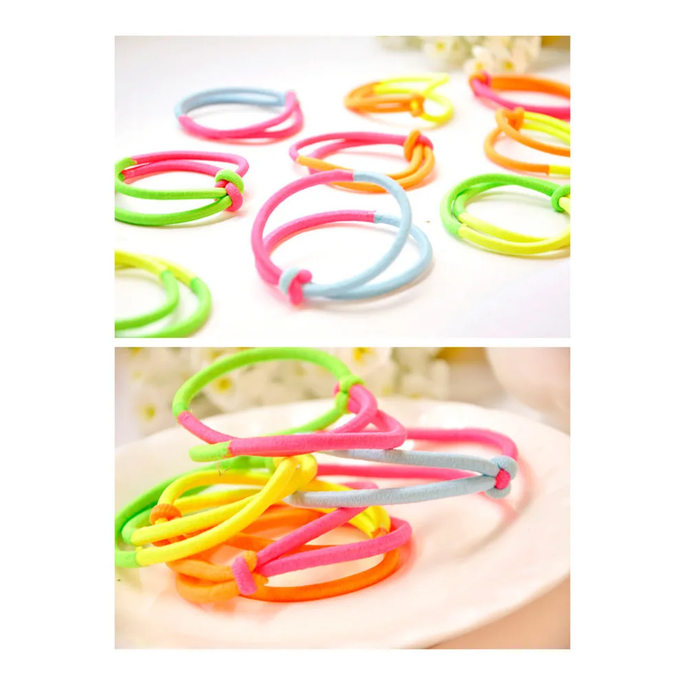 

(Min order $10)Colorful flower hairband for women/girl ponytail holder elastic hair band ties hair accessory HB88 5pcs/lot