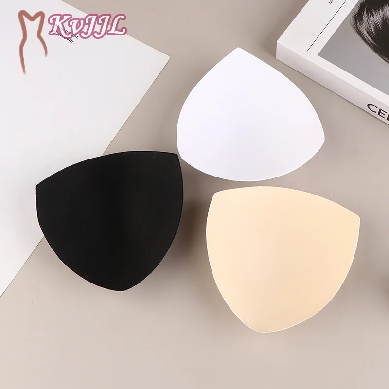 

1Pair Bra Pads Soft Sponge Women's Triangle Bra Pad Sports Bra Bikini Pads Yoga Bra Swimsuit Bralettes Nursing Bra Inserts Pad