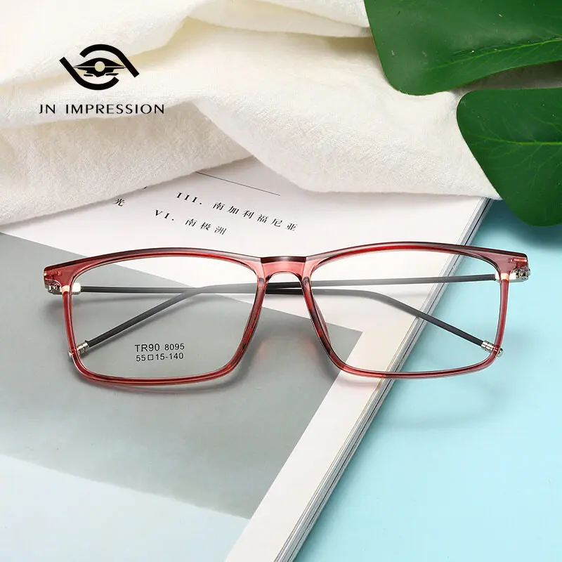 

New TR90 Frame ultralight Finished Myopia Glasses Literary Korean Men's /Women's Trendy Plain Glasses Minus Glasses -100 to -600