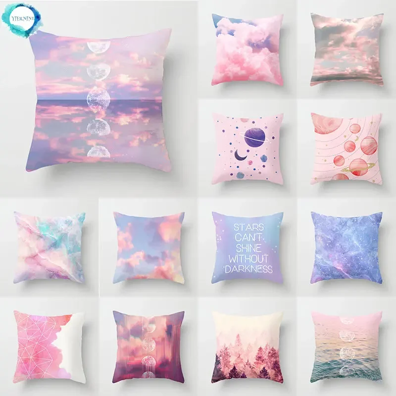 Home decoration pink psychedelic landscape printed pillowcase cushion cover is suitable for bedroom living room
Home decoration pink psychedelic landscape printed pillowcase cushion cover is suitable for bedroom living room