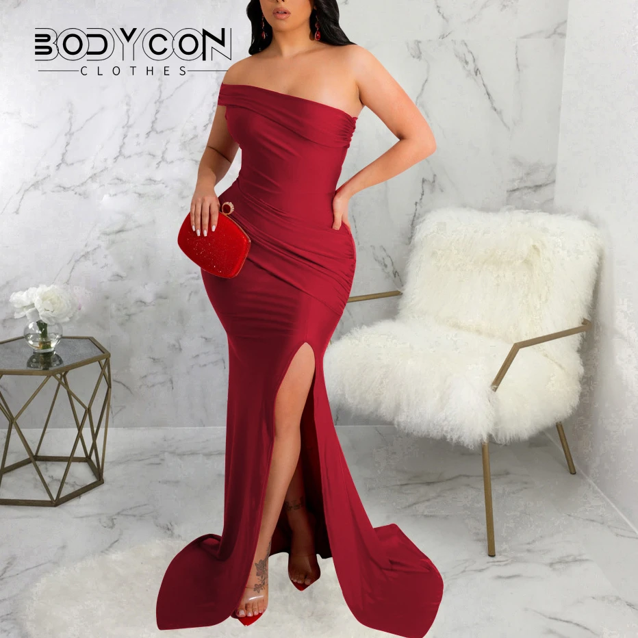 Bodyconclothes Women's Elegant Sleeveless Off Shoulder Bodycon Long Formal Party Evening Dress
Bodyconclothes Women's Elegant Sleeveless Off Shoulder Bodycon Long Formal Party Evening Dress