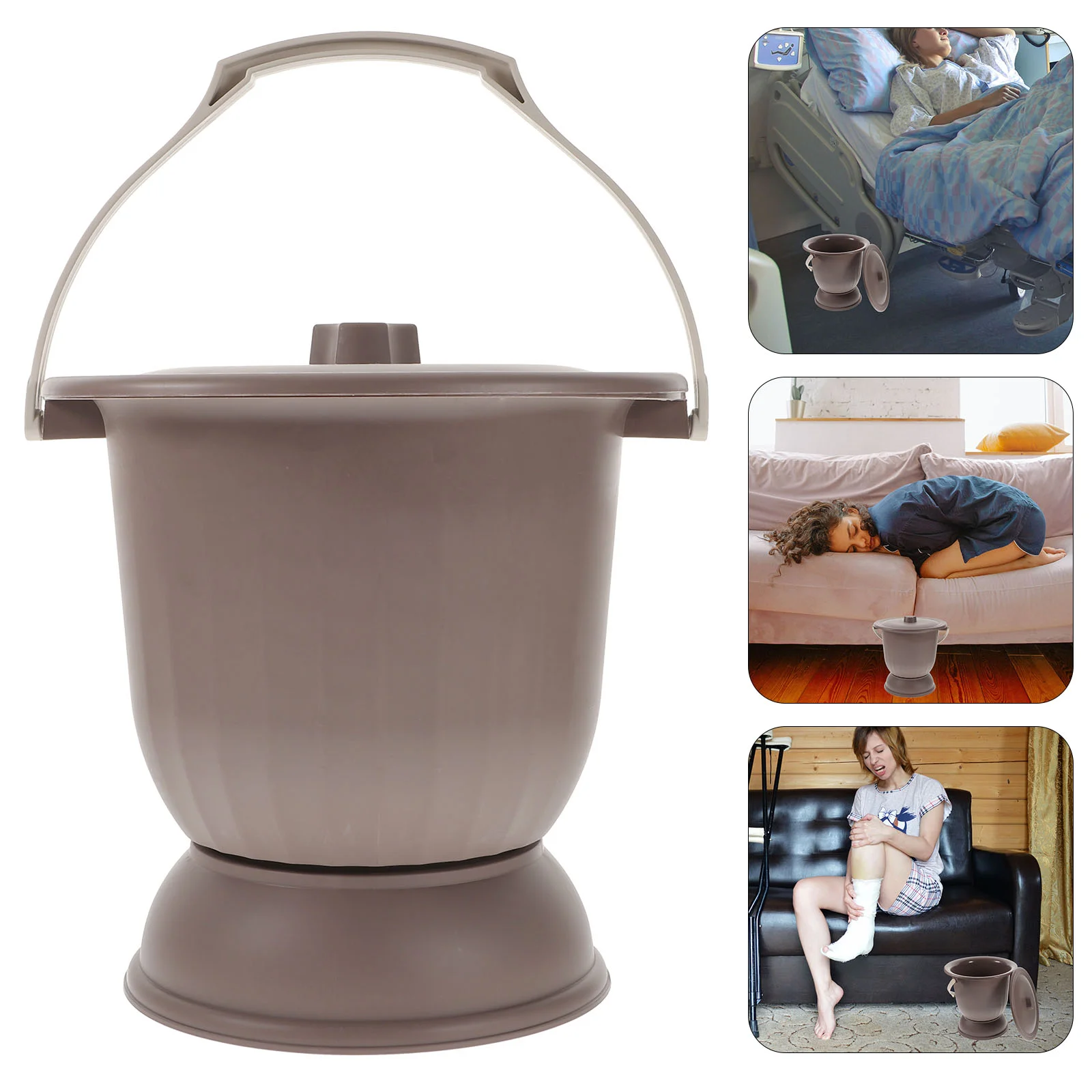 Portable Toilet Bedpan Bedroom Urinal Plastic Spittoon Pee Pot Bucket Bedside Night Urinal Adult Patient Elderly Women
Portable Toilet Bedpan Bedroom Urinal Plastic Spittoon Pee Pot Bucket Bedside Night Urinal Adult Patient Elderly Women