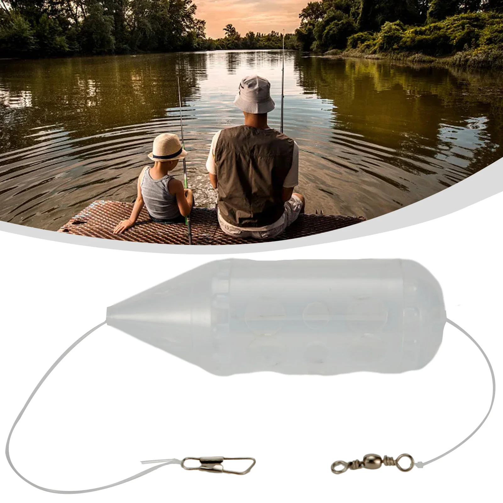 Maggot Feeder Fishing Accessories Plastic Cap Swim Feeders Ideal For Maggot Carp Match Fishing Tackle
Maggot Feeder Fishing Accessories Plastic Cap Swim Feeders Ideal For Maggot Carp Match Fishing Tackle