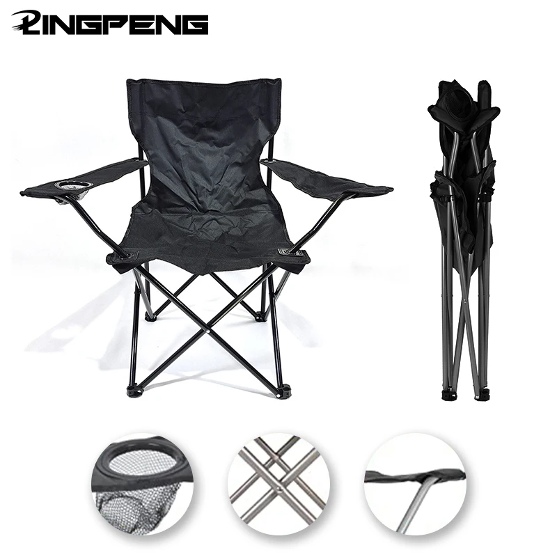 Portable Camping Chair Folding Outdoor Chairs Support 300 lbs High Back Padded Thicken Oxford with Armrests Cup Holder
Portable Camping Chair Folding Outdoor Chairs Support 300 lbs High Back Padded Thicken Oxford with Armrests Cup Holder