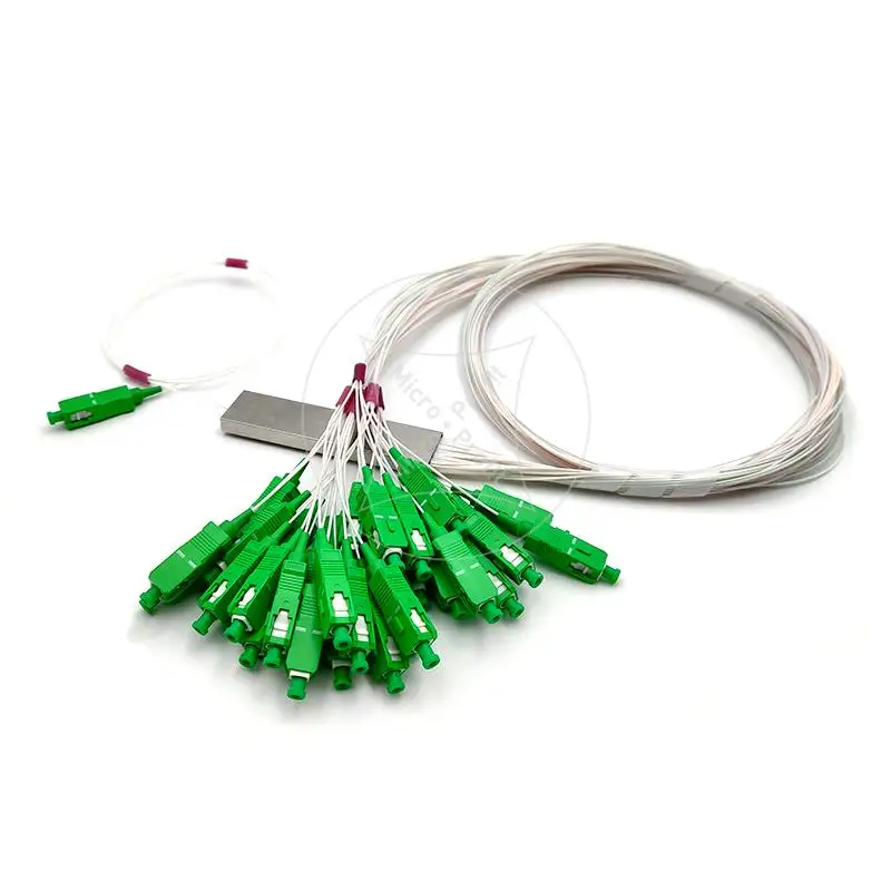 SC APC 1X32 PLC Fiber Optic Splitter FTTH G657A1 PVC 1m Single mode Fiber PLC Splitter 0.9mm Free shipping 10Pcs/Lot
SC APC 1X32 PLC Fiber Optic Splitter FTTH G657A1 PVC 1m Single mode Fiber PLC Splitter 0.9mm Free shipping 10Pcs/Lot