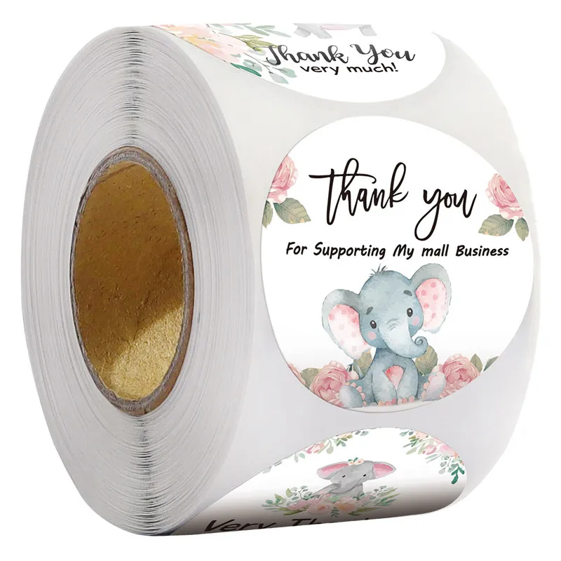 500Pcs Cute Thank You Stickers Roll Baking Package Seal Labels 8 Styles Elephant Animals Thank You Stickers Stationery Supply
500Pcs Cute Thank You Stickers Roll Baking Package Seal Labels 8 Styles Elephant Animals Thank You Stickers Stationery Supply