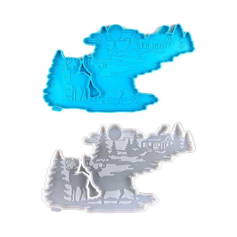 Deer Wall Hanging Silicone Mould Christmas Elk Shape Decor Mold DIY Desktop Ornaments Pendant Jewelry Epoxy Resin Mold
Deer Wall Hanging Silicone Mould Christmas Elk Shape Decor Mold DIY Desktop Ornaments Pendant Jewelry Epoxy Resin Mold