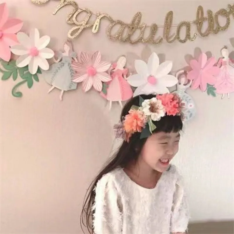 Flower Princess Birthday Party Banner for Fairy Birthday Baby Shower Tea Party Bunting Decor Kindergarten Classroom Decorations
Flower Princess Birthday Party Banner for Fairy Birthday Baby Shower Tea Party Bunting Decor Kindergarten Classroom Decorations