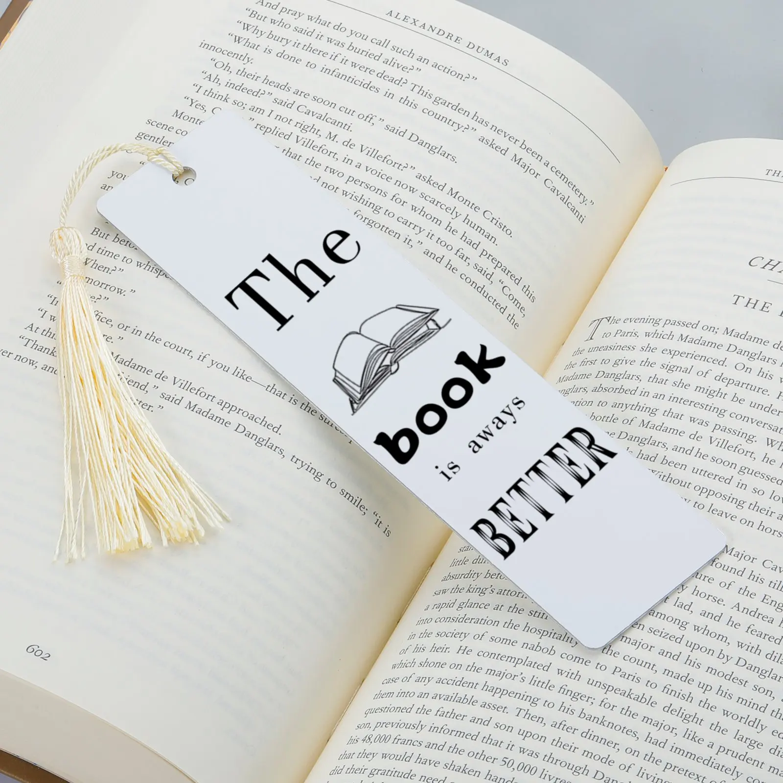 

The Books Is Aways Better Bookmark for Women Men Retirement Graduation Christmas Birthday Gift for Teacher Coworker Friend