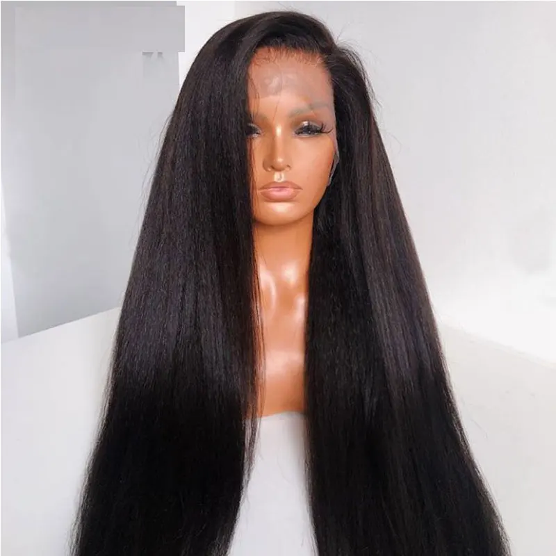 Yaki Kinky Straight Synthetic Hair Lace Front Wig Glueless High Quality Heat Resistant Fiber Natural Hairline For Black Women
Yaki Kinky Straight Synthetic Hair Lace Front Wig Glueless High Quality Heat Resistant Fiber Natural Hairline For Black Women