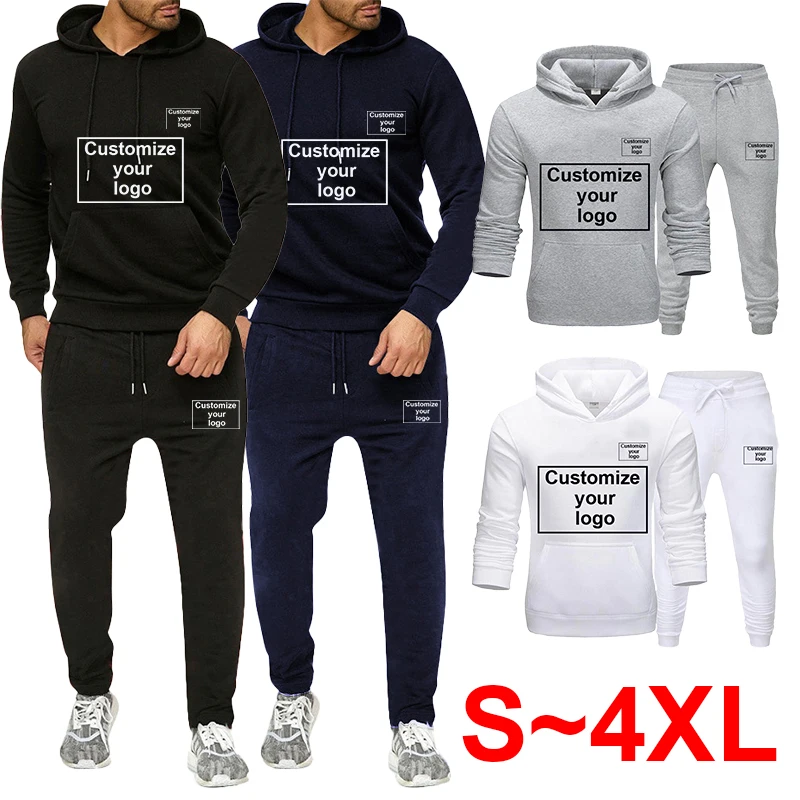 New Men's Fashion Customized Pullover Hoodie and Sweatpants Sportswear Jogging Set Customized Your Logo Hoodie Set
New Men's Fashion Customized Pullover Hoodie and Sweatpants Sportswear Jogging Set Customized Your Logo Hoodie Set