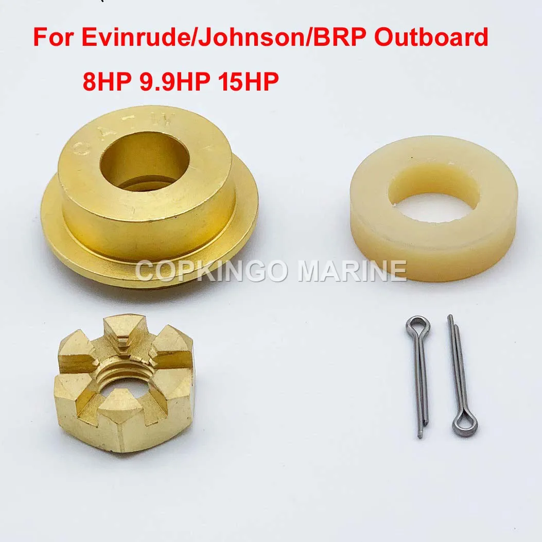 

Boat Propeller Hardware Kit for Evinrude/Johnson/BRP Outboard 8HP-15HP-35HP 40HP-75HP-140HP 90HP-300HP Thrust Washer/Spacer